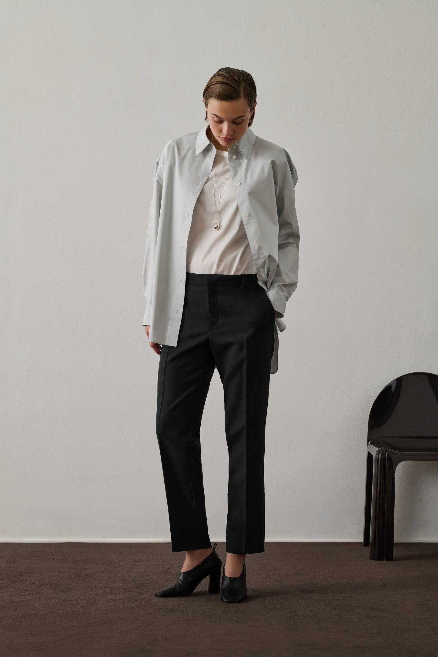 Pantalon Gabriel - Noir - Laine - Femme