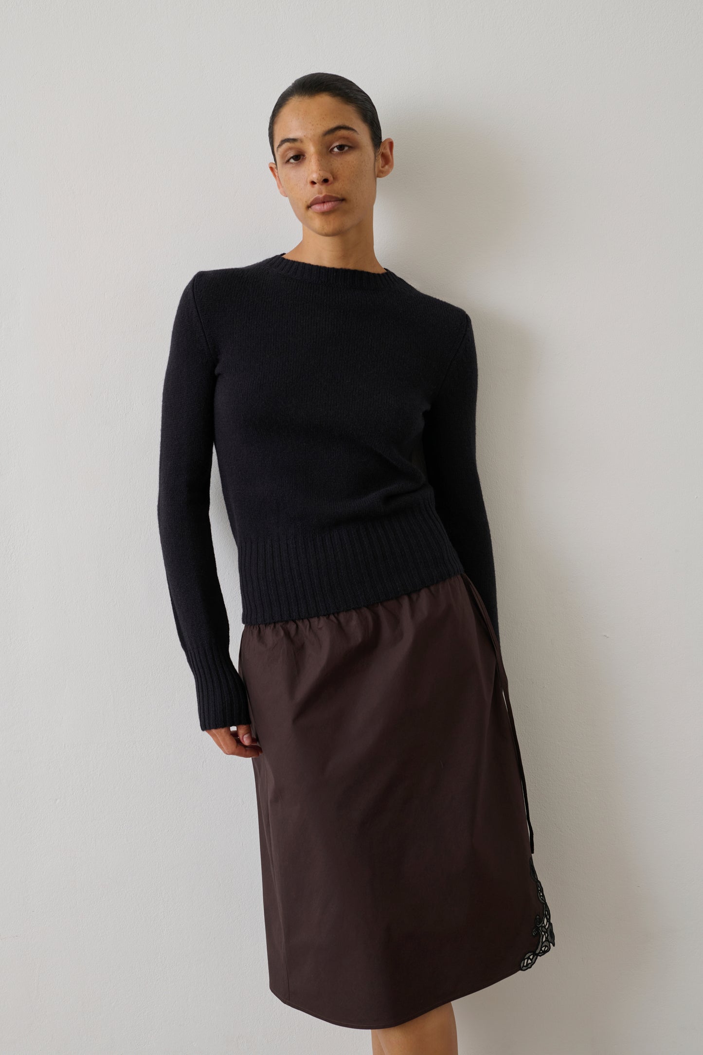 Pull Gipsy - Noir - Laine mérinos - Femme