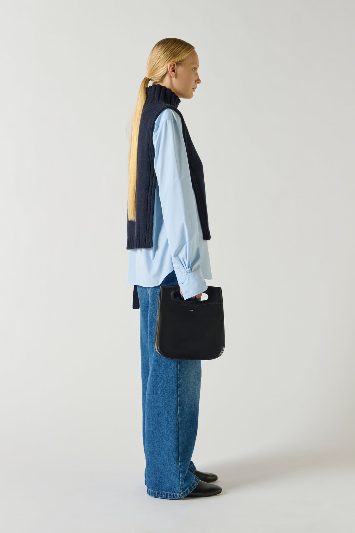 Sac Cheri - Noir - Cuir - Femme vue 2