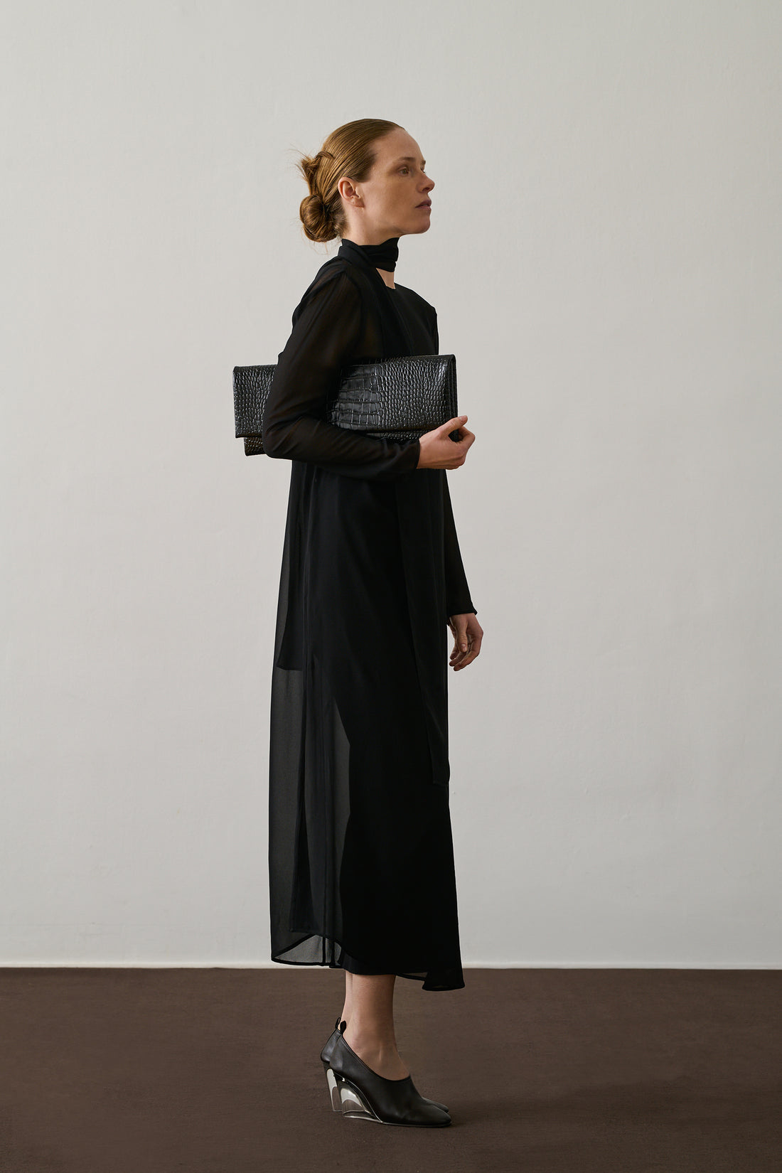 Pochette Pirrie - Noir - Cuir - Femme
