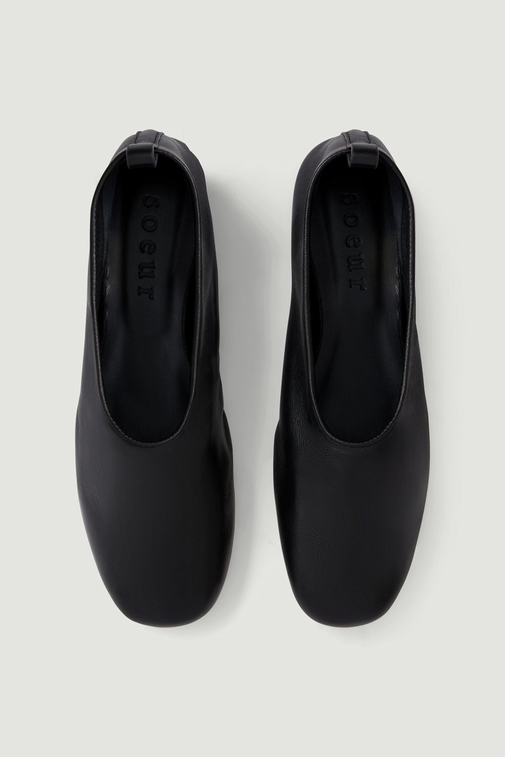 Ballerines Bala - Noir - Cuir - Femme vue 4